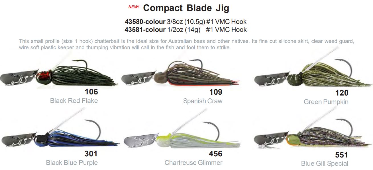 Molix Compact Blade Jig 1/2oz - - Mansfield Hunting & Fishing - Products to prepare for Corona Virus