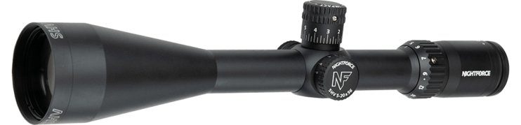 Nightforce SHV 5-20x56 .25MOA MOAR Illuminated Scope -  - Mansfield Hunting & Fishing - Products to prepare for Corona Virus