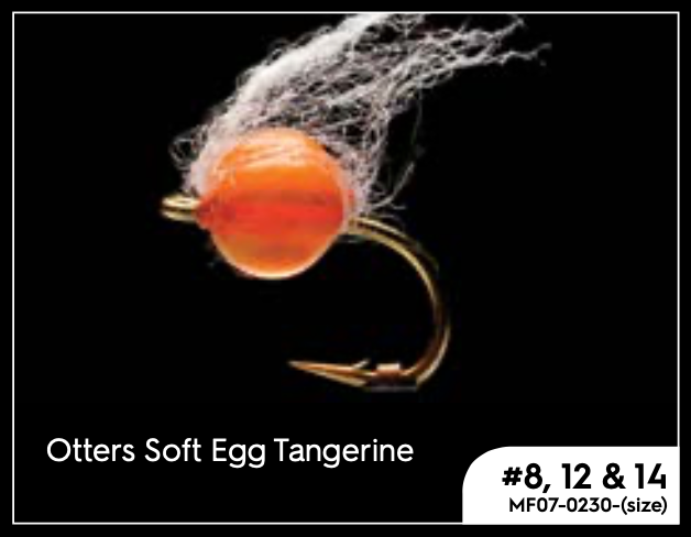 Manic Otters Soft Egg Opaque Tangerine - - Mansfield Hunting & Fishing - Products to prepare for Corona Virus