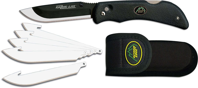 Outdoor Edge Razor-Lite - BLACK - Mansfield Hunting & Fishing - Products to prepare for Corona Virus