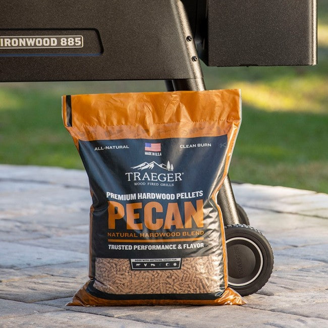Traeger Pecan Pellets 9kg - 9KG / PECAN - Mansfield Hunting & Fishing - Products to prepare for Corona Virus