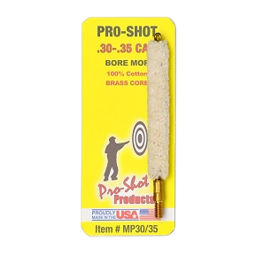 Pro-Shot 30-35 Cal Bore Mop - - Mansfield Hunting & Fishing - Products to prepare for Corona Virus