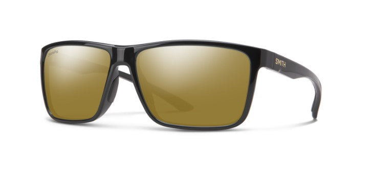 Smith Optics Riptide - Black Frame Polarized Bronze Mirror - - Mansfield Hunting & Fishing - Products to prepare for Corona Virus