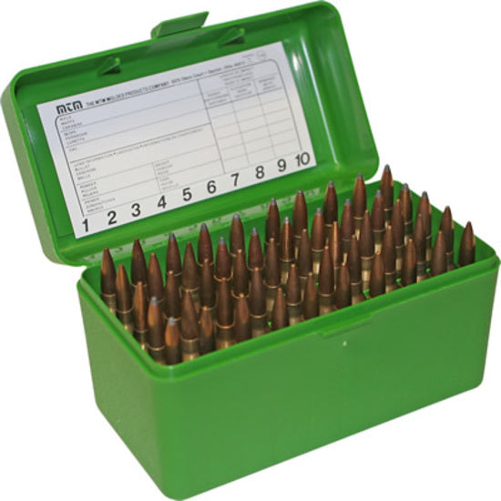 MTM Rifle Ammo Box Green 300wsm 45/70 - - Mansfield Hunting & Fishing - Products to prepare for Corona Virus