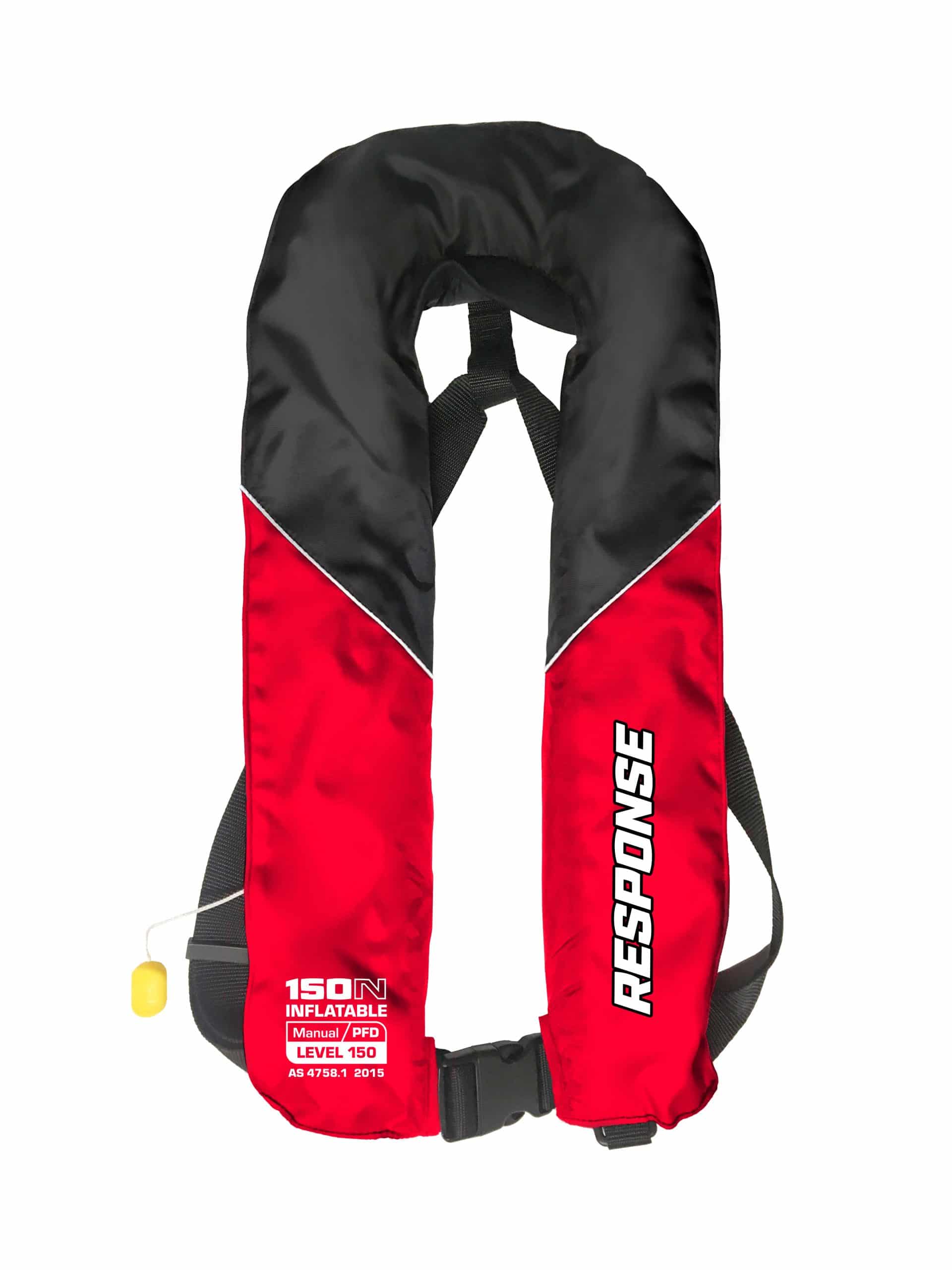 Response Manual Inflatable Adult PFD - RED - Mansfield Hunting & Fishing - Products to prepare for Corona Virus