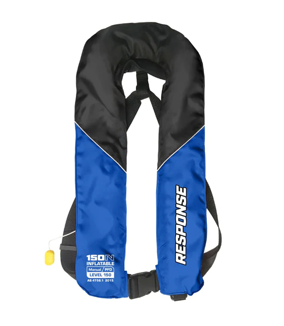 Response Manual Inflatable PFD - Adult Blue -  - Mansfield Hunting & Fishing - Products to prepare for Corona Virus