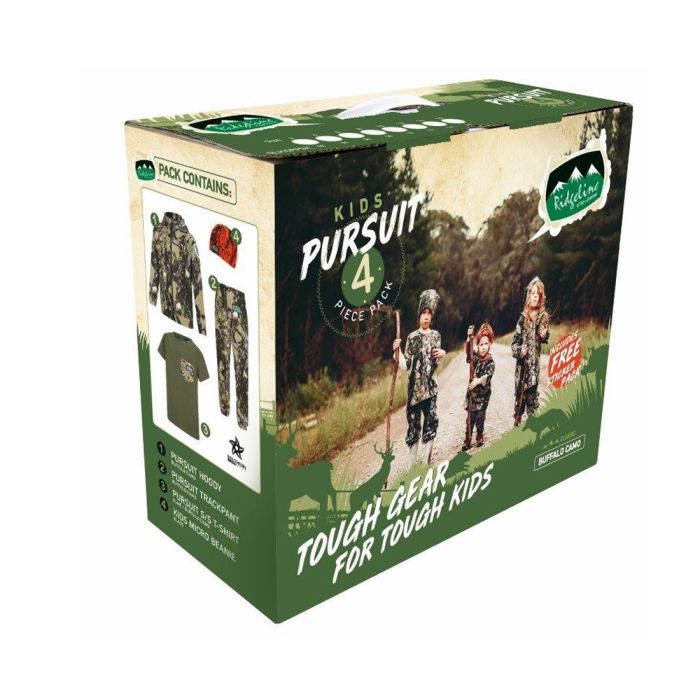 Ridgeline Kids Pursuit 4 Piece Clothing Pack - Camo -  - Mansfield Hunting & Fishing - Products to prepare for Corona Virus