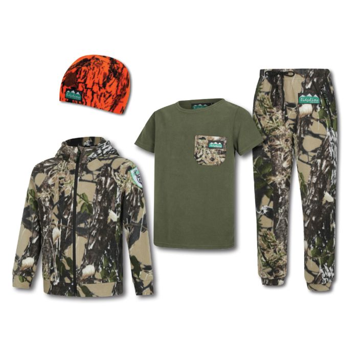 Ridgeline Kids Pursuit 4 Piece Clothing Pack - Camo -  - Mansfield Hunting & Fishing - Products to prepare for Corona Virus
