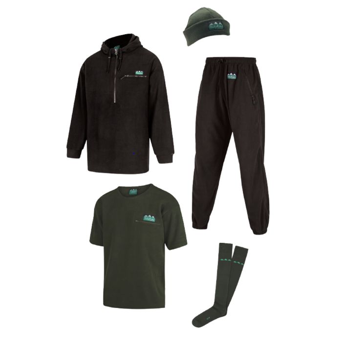 Ridgeline Mens Snowline 5 Piece Clothing Pack - Black/Olive -  - Mansfield Hunting & Fishing - Products to prepare for Corona Virus