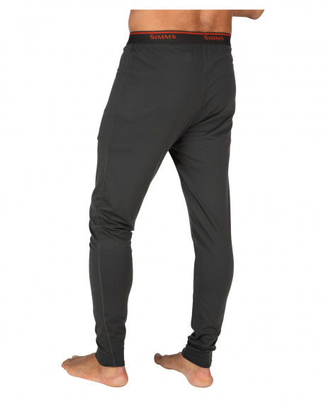 Simms Lightweight Base Layer Bottom - Carbon - - Mansfield Hunting & Fishing - Products to prepare for Corona Virus
