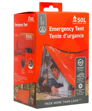 SOL Emergency Tent -  - Mansfield Hunting & Fishing - Products to prepare for Corona Virus