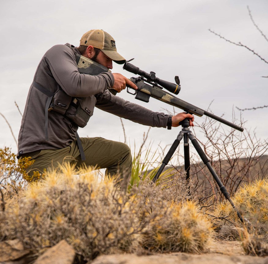 Spartan Precision Ascent Tripod - Davros Pro Head - - Mansfield Hunting & Fishing - Products to prepare for Corona Virus