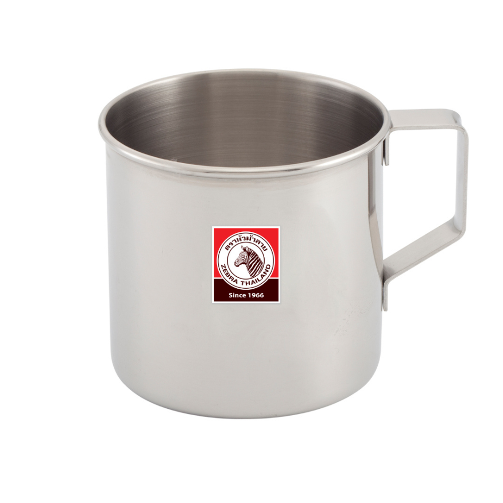 Zebra Stainless Steel Mug - 9cm - - Mansfield Hunting & Fishing - Products to prepare for Corona Virus