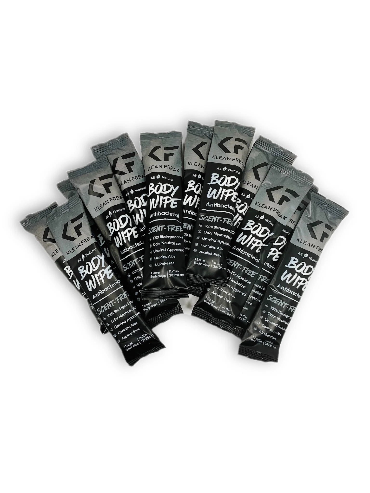 Klean Freak Body Wipes 12pk (Scent Free) - - Mansfield Hunting & Fishing - Products to prepare for Corona Virus
