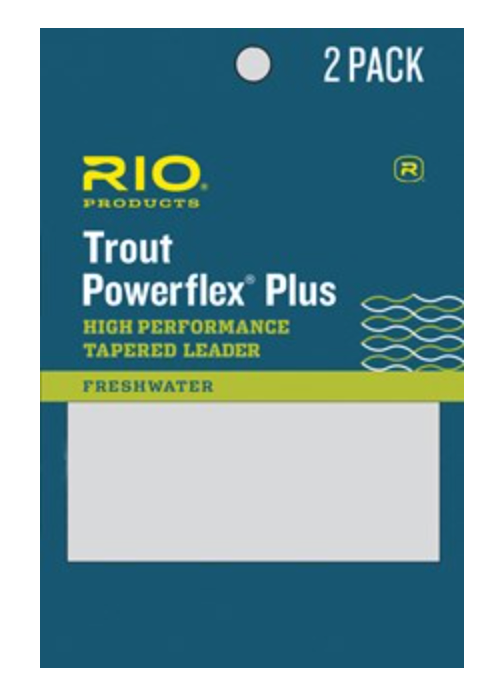 Rio Trout Powerflex Plus Tapered Leader 9ft 2 Pack - 3X - Mansfield Hunting & Fishing - Products to prepare for Corona Virus