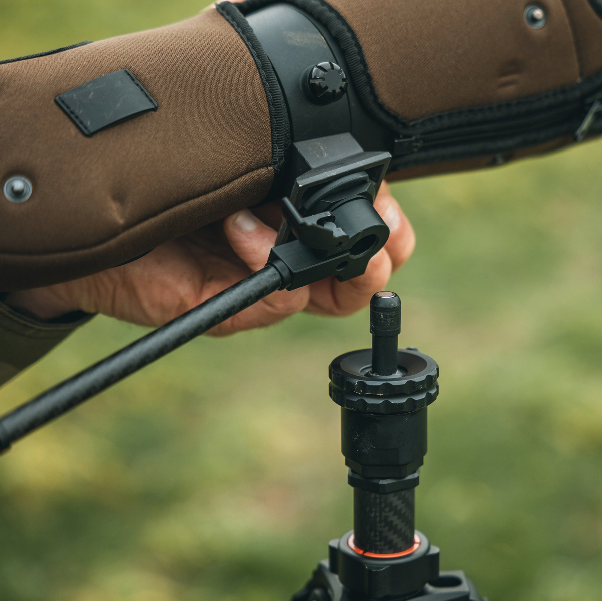 Spartan Precision Heavy Duty Optics Adapter With Carbon Rod - - Mansfield Hunting & Fishing - Products to prepare for Corona Virus