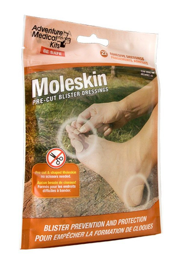 Adventure Medical Kit Moleskin Pre Cut & Shaped - - Mansfield Hunting & Fishing - Products to prepare for Corona Virus