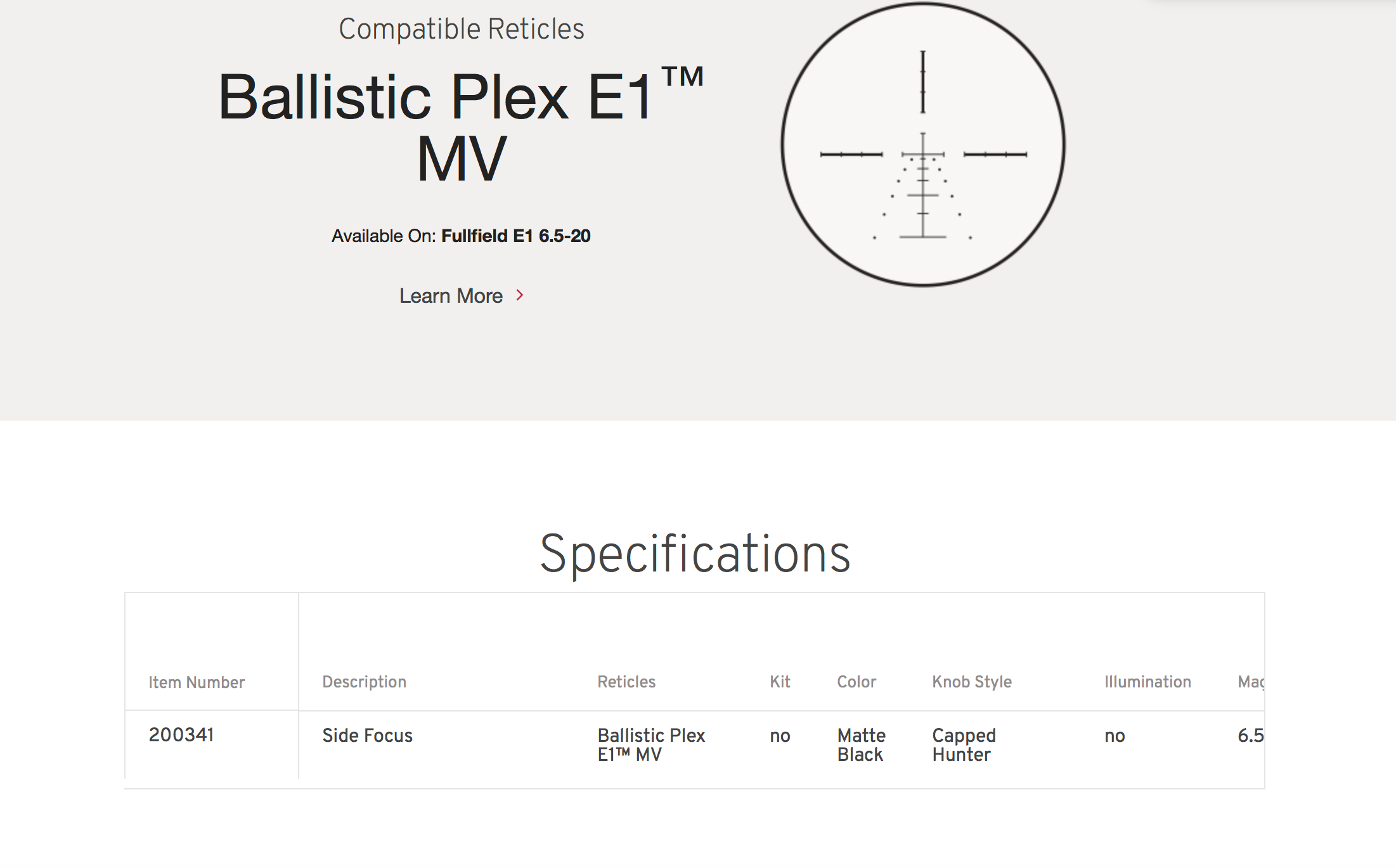Burris Fullfield E1 6.5-20x50 B.Plex Side Focus -  - Mansfield Hunting & Fishing - Products to prepare for Corona Virus