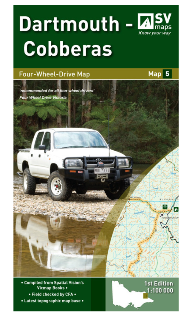 SV Maps - Dartmouth Cobberas -  - Mansfield Hunting & Fishing - Products to prepare for Corona Virus