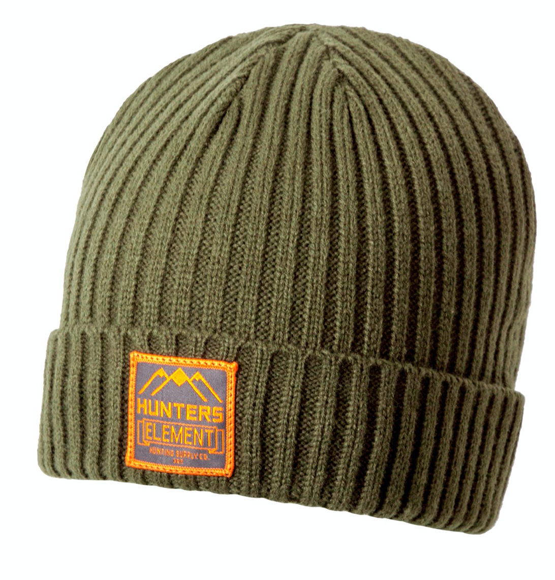 Hunters Element Vista Beanie Green - - Mansfield Hunting & Fishing - Products to prepare for Corona Virus
