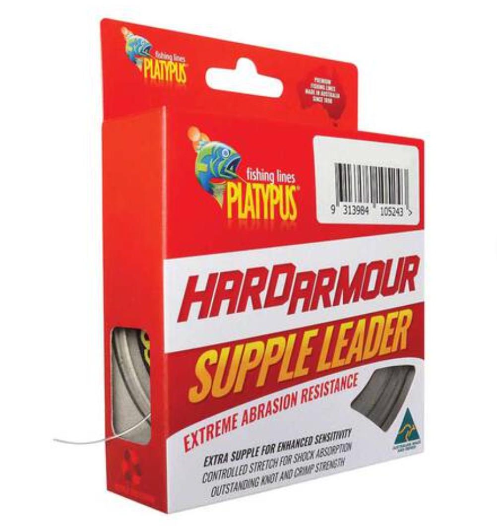 Platypus Hard Armour Supple Leader -100m - 30LB - Mansfield Hunting & Fishing - Products to prepare for Corona Virus