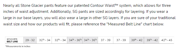Stone Glacier 206 Pant - - Mansfield Hunting & Fishing - Products to prepare for Corona Virus