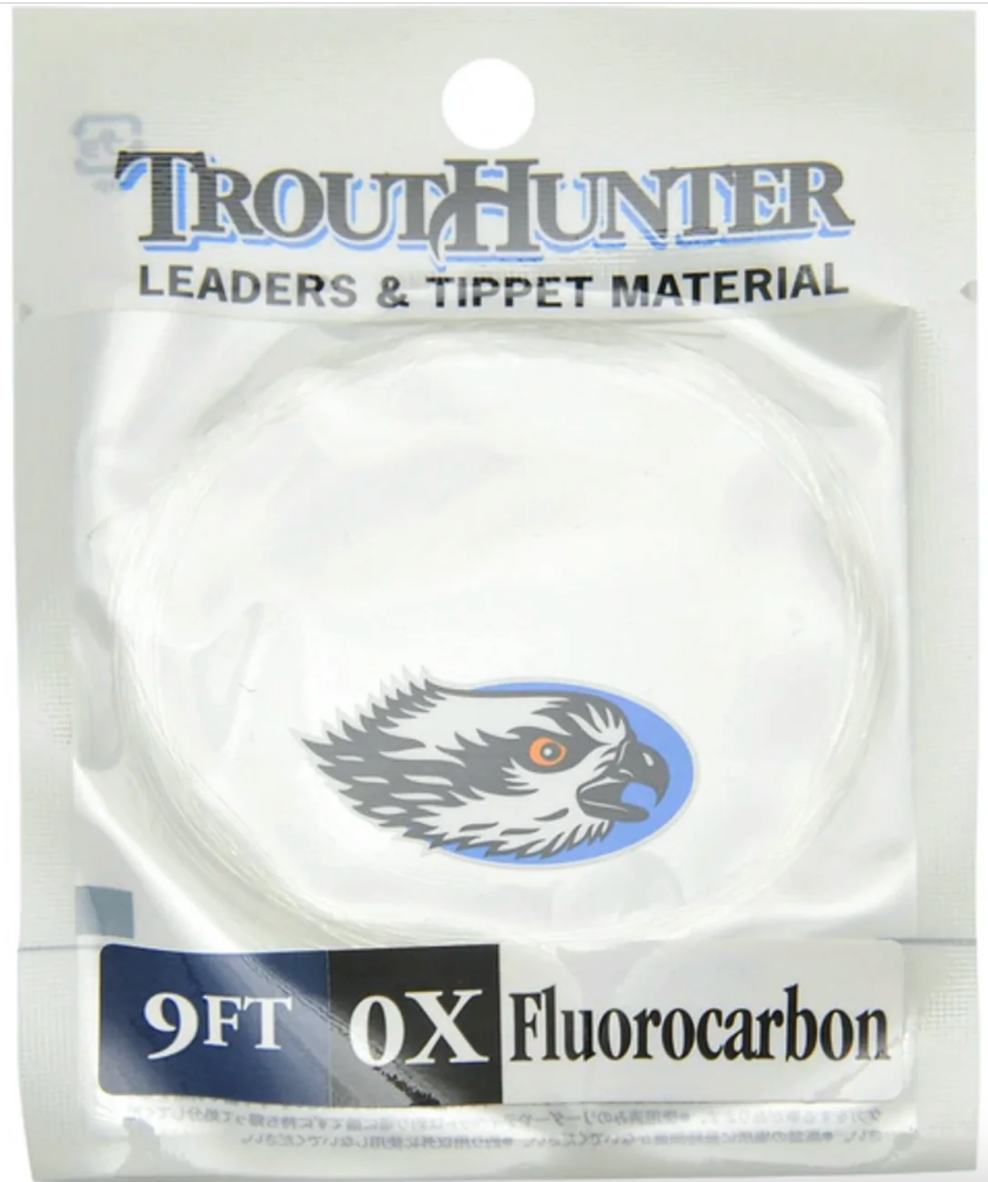 Trout Hunter 9ft 5x Flurocarbon Leader - 5X - Mansfield Hunting & Fishing - Products to prepare for Corona Virus
