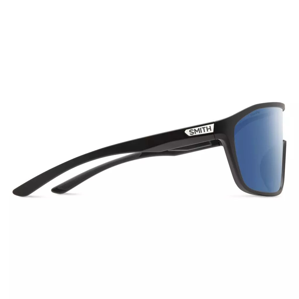 Smith Optics Boomtown XX - Matte Black/ Blue Mirror - - Mansfield Hunting & Fishing - Products to prepare for Corona Virus