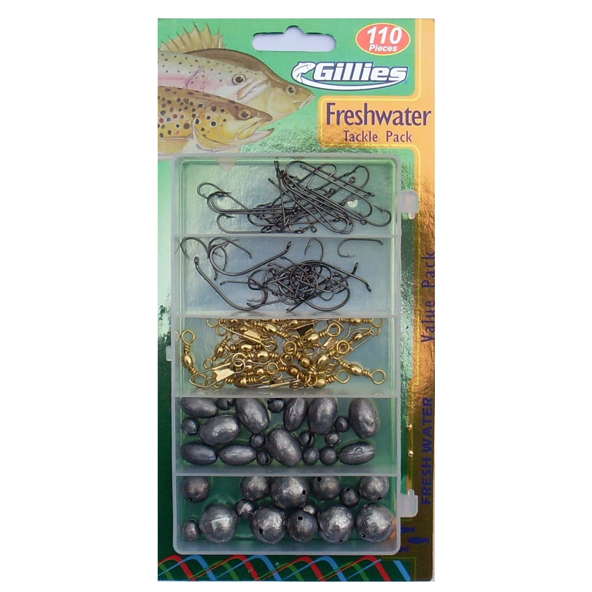 Tackle Pack 110pc Esturary Freshwater - - Mansfield Hunting & Fishing - Products to prepare for Corona Virus
