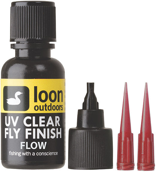 Loon Uv Clear Fly Finish - Flow 1/2oz - - Mansfield Hunting & Fishing - Products to prepare for Corona Virus