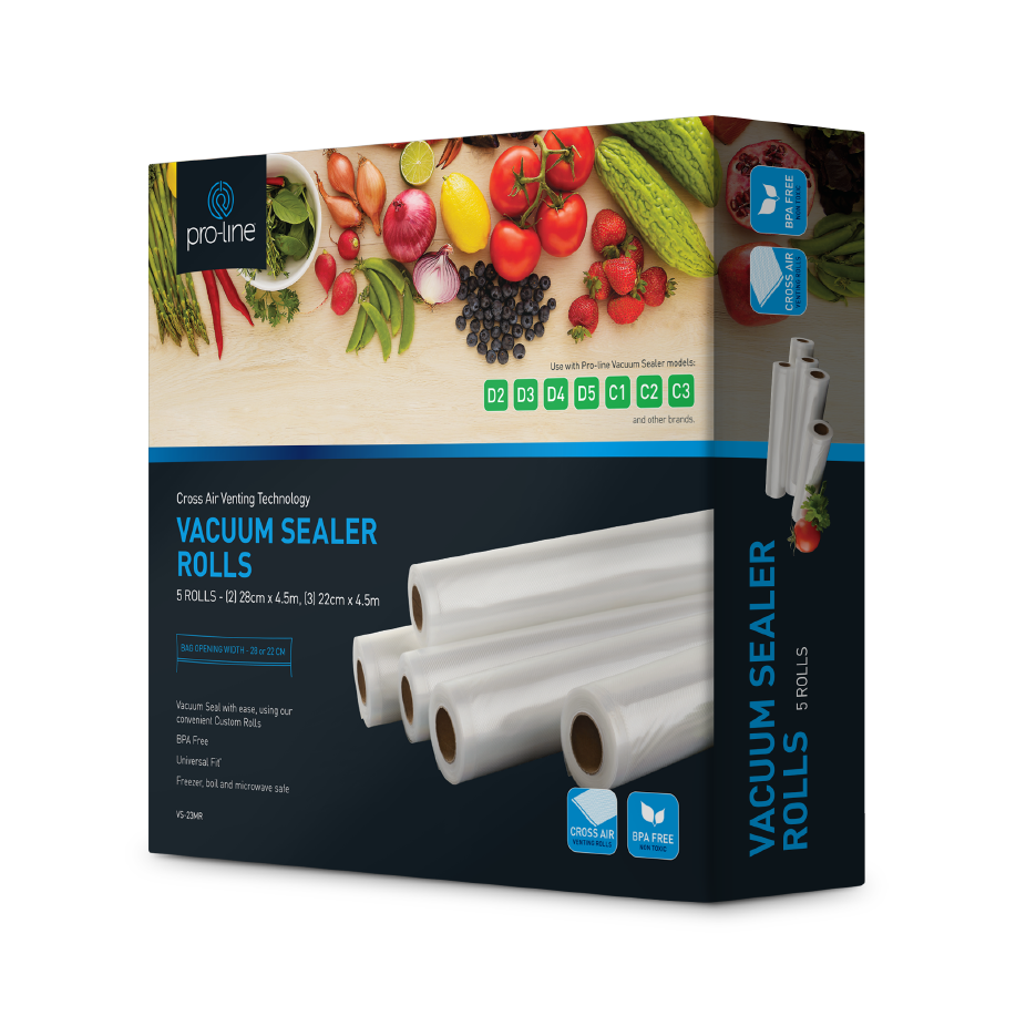 Vacuum Sealer Rolls 5 Rolls in 2 Size -  - Mansfield Hunting & Fishing - Products to prepare for Corona Virus