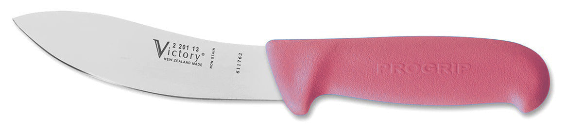 Victory Sheep Skinning Knife Progrip - Pink 13cm - - Mansfield Hunting & Fishing - Products to prepare for Corona Virus