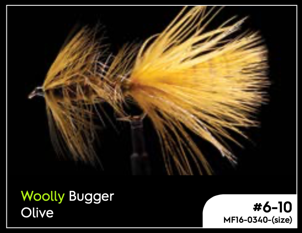 Manic Woolly Bugger - Olive - - Mansfield Hunting & Fishing - Products to prepare for Corona Virus