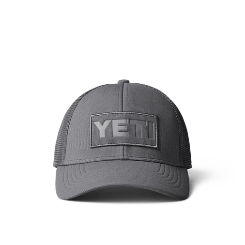 Yeti Gray on Gray Patch Trucker Cap -  - Mansfield Hunting & Fishing - Products to prepare for Corona Virus