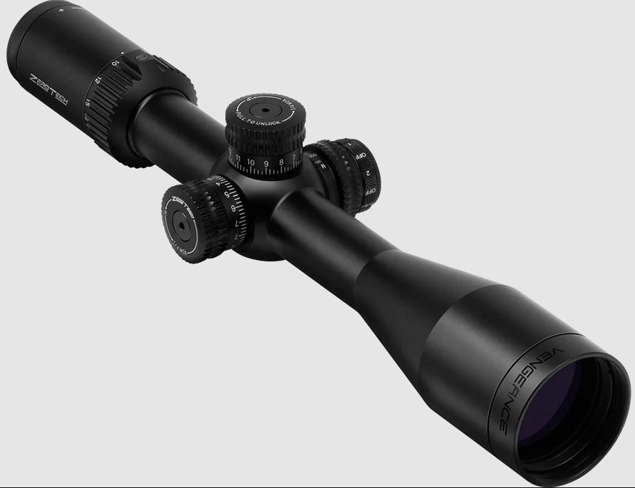 Zerotech Vengeance 4-20 x 50 PHR-II - - Mansfield Hunting & Fishing - Products to prepare for Corona Virus