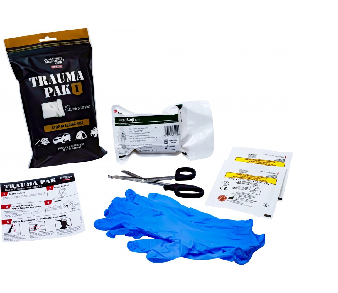 Adventure Medical Kit Trauma Pak 1 -  - Mansfield Hunting & Fishing - Products to prepare for Corona Virus