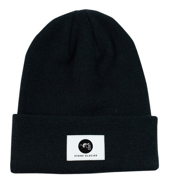 Stone Glacier Circle Ram Tall Cuff Beanie - BLACK - Mansfield Hunting & Fishing - Products to prepare for Corona Virus