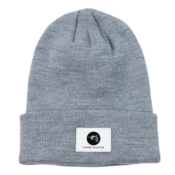Stone Glacier Circle Ram Tall Cuff Beanie - LIGHT GREY - Mansfield Hunting & Fishing - Products to prepare for Corona Virus