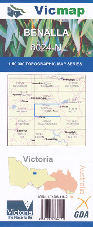 Vicmap - Benalla - 8024-N -  - Mansfield Hunting & Fishing - Products to prepare for Corona Virus