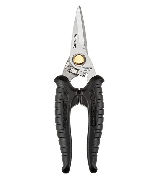Black Panther High Tensile 185mm Industrial Snips - Black - - Mansfield Hunting & Fishing - Products to prepare for Corona Virus