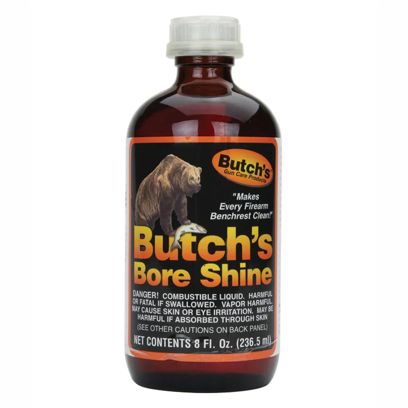 Butchs Bore Shine 8oz - - Mansfield Hunting & Fishing - Products to prepare for Corona Virus