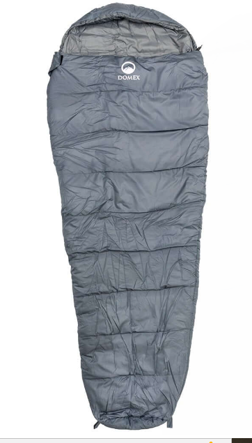 Domex Nimbus -7c Synthetic Sleeping Bag - Grey -  - Mansfield Hunting & Fishing - Products to prepare for Corona Virus