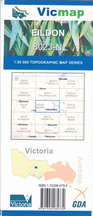 Vicmap - Eildon -8023-N -  - Mansfield Hunting & Fishing - Products to prepare for Corona Virus