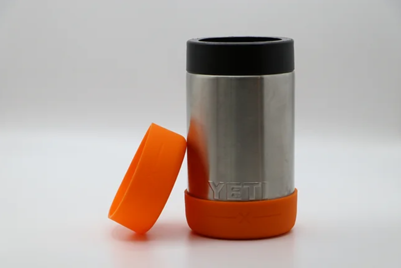 Essential Armour Silicon Yeti Bottle Protector - Bright Orange - The Party - - Mansfield Hunting & Fishing - Products to prepare for Corona Virus