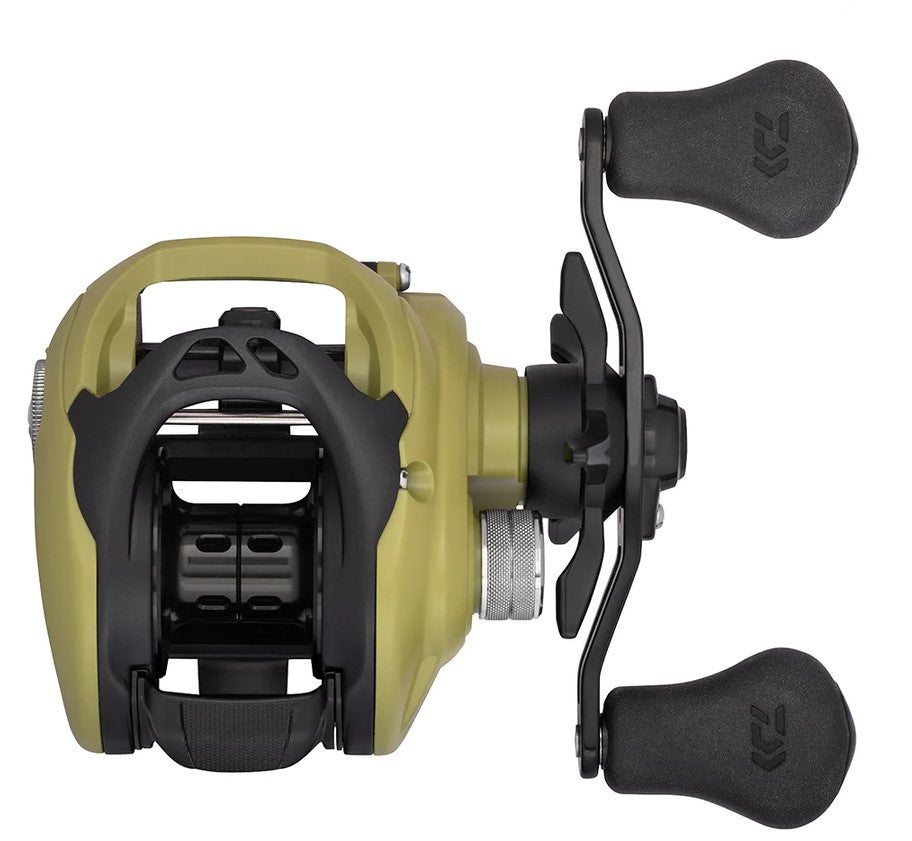 Daiwa Fuego CT 100 Baitcast Reel - 100H / NATIVE GREEN - Mansfield Hunting & Fishing - Products to prepare for Corona Virus