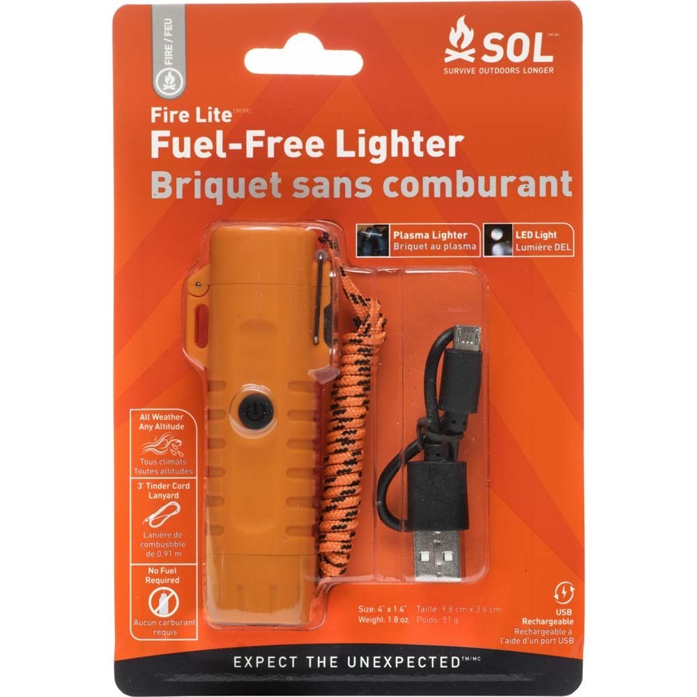 SOL Fire Lite Fuel Free Lighter - - Mansfield Hunting & Fishing - Products to prepare for Corona Virus