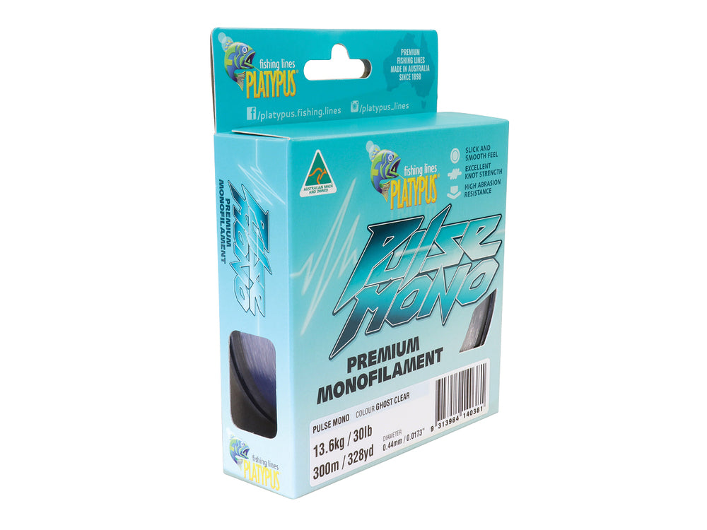 Platypus Pulse Premium Mono - Ghost Clear - - Mansfield Hunting & Fishing - Products to prepare for Corona Virus