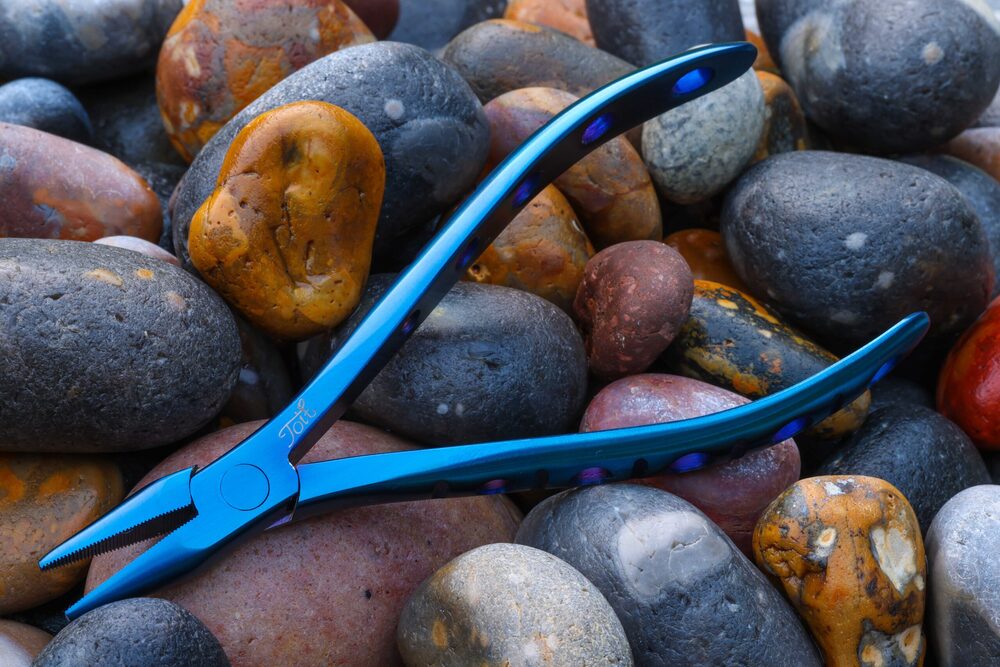 Wilson Toit Short Nose Pliers Blue Stainless Steel -  - Mansfield Hunting & Fishing - Products to prepare for Corona Virus