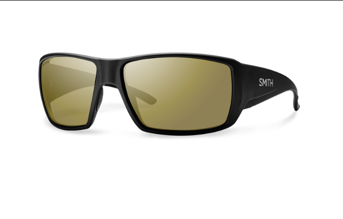 Smith Optics Guides Choice - Matte Black Chromapop Glass Polarized Bronze Mirror -  - Mansfield Hunting & Fishing - Products to prepare for Corona Virus