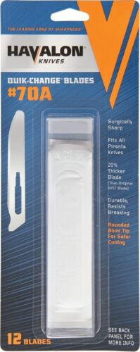 Havalon #70a SS Blades Clamshell - 12 Pkt -  - Mansfield Hunting & Fishing - Products to prepare for Corona Virus
